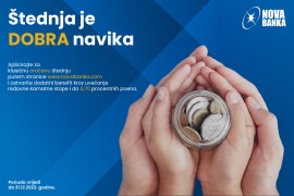 Nova banka pripremila akcijsku ponudu za štediše: Štednja je dobra ...