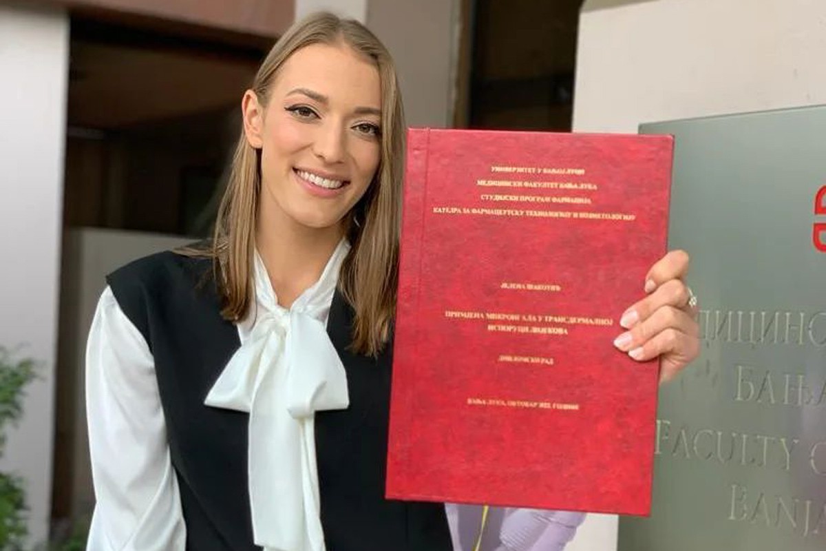 Jelena Šakotić - magistrica pod mrežom