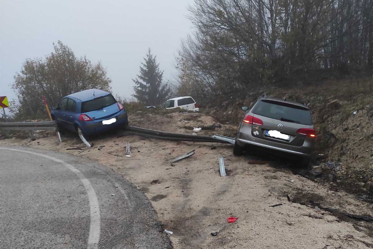 Saobraćajna nezgoda kod Banjaluke, učestvovalo više vozila