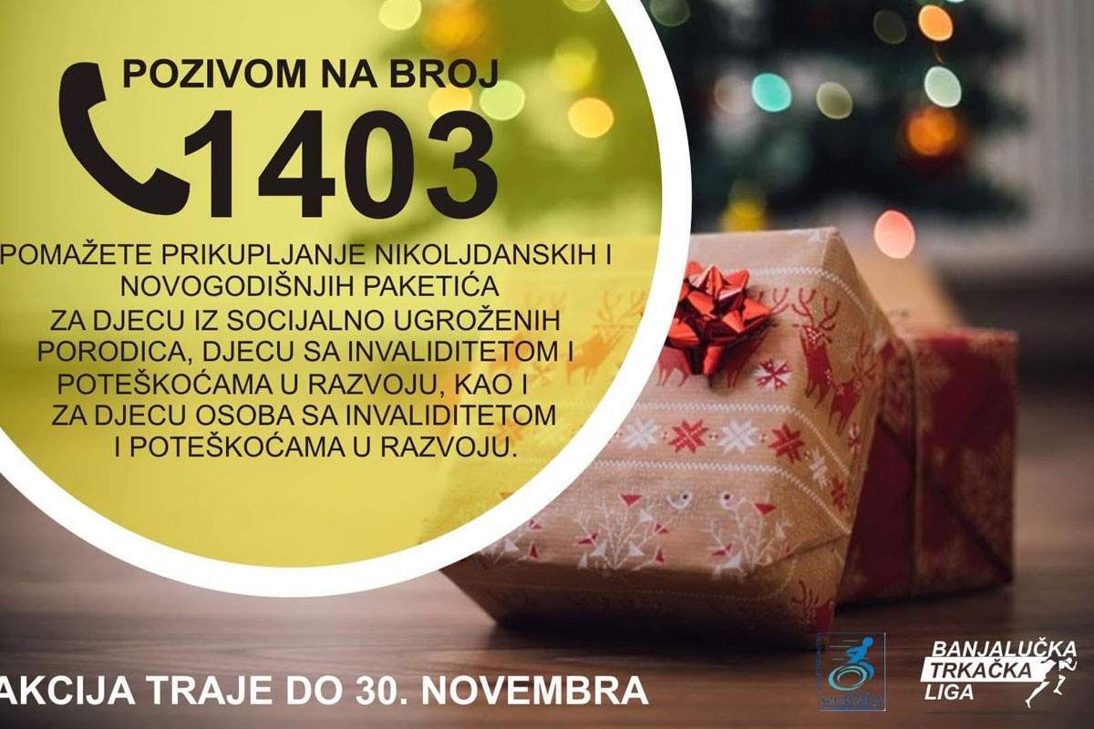 Aktiviran broj 1403 za kupovinu paketića ugroženoj djeci