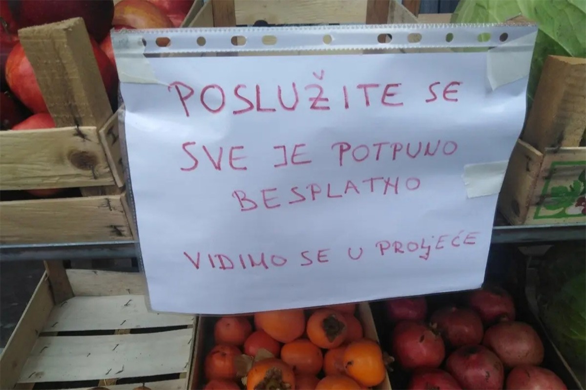 Vlasnik piljare gestom oduševio sugrađane: Poslužite se, sve je besplatno