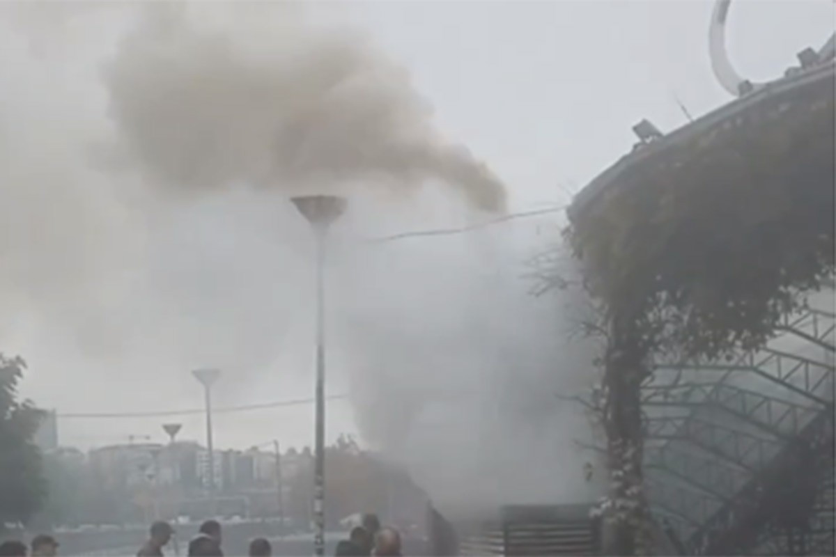 Gori elitni restoran u Beogradu (FOTO/VIDEO)