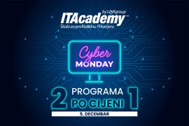 CYBER MONDAY NA ITACADEMY: Još samo danas 2 programa po cijeni 1