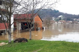 Očekuje se stagnacija vodostaja u Kostajnici