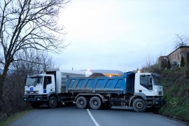 Postavljena i treća barikada u opštini Zubin Potok