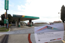 Petrol i Crodux zatvorili pumpe na sat vremena