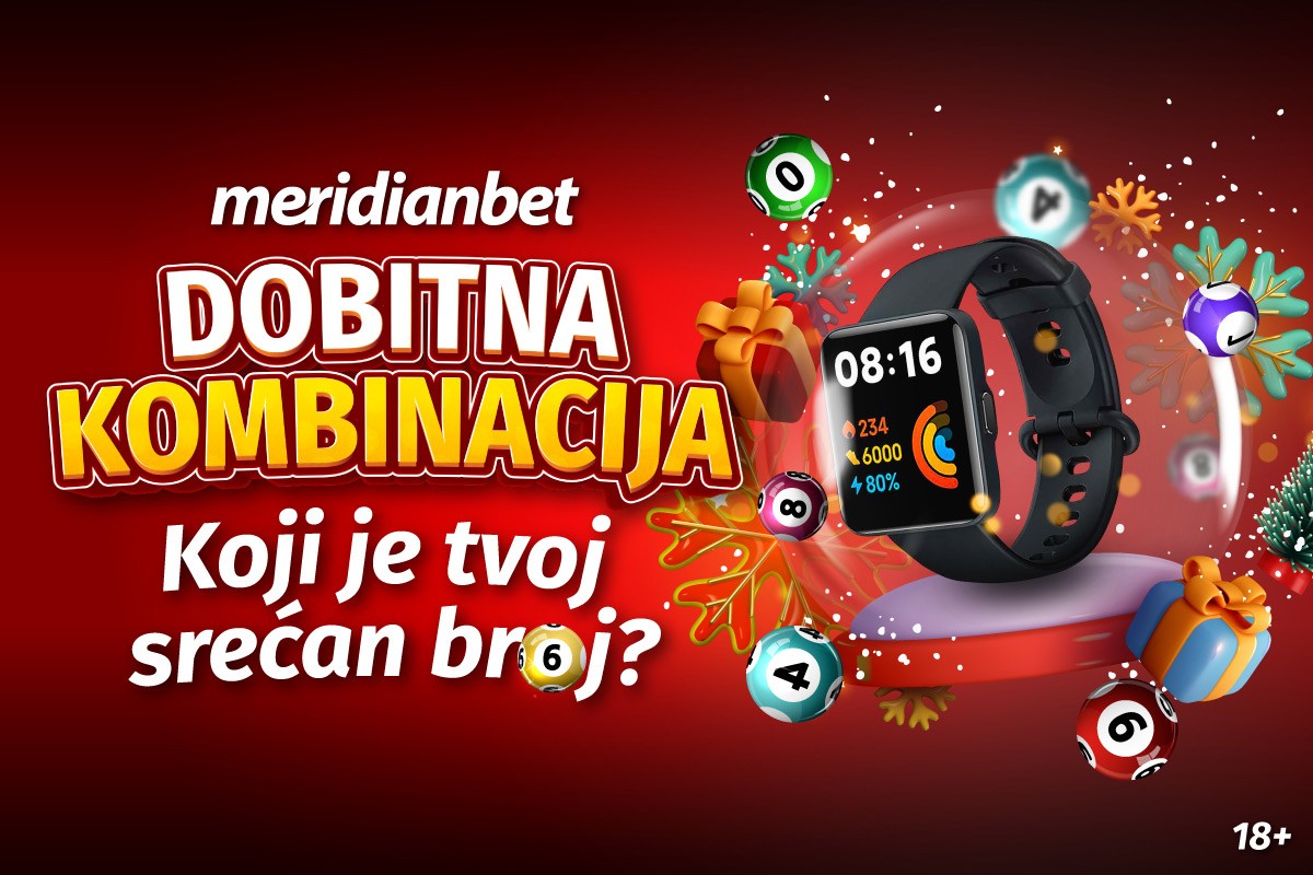 MERIDIAN DOBITNA KOMBINACIJA: Igraj srećne brojeve i osvoji pametni sat!
