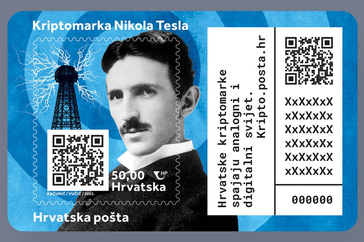 Hrvati štancuju kriptomarke sa likom Tesle