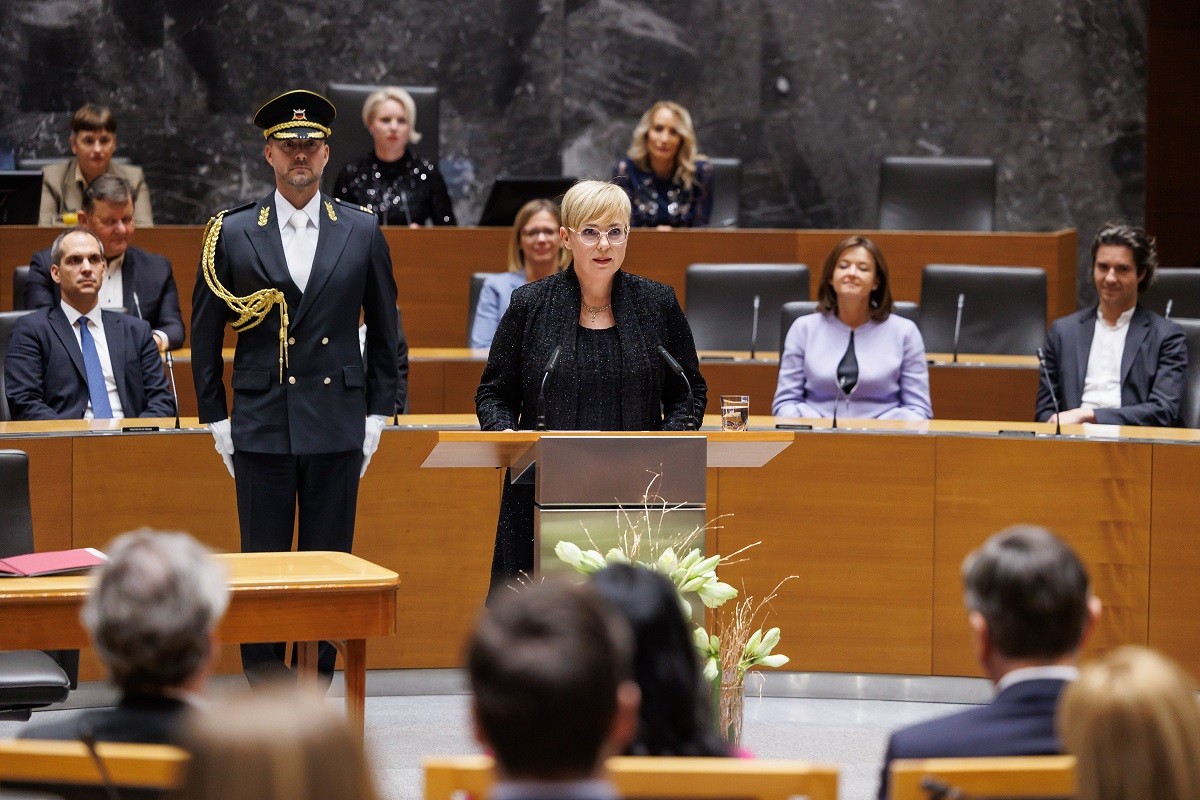 Predsjednica Slovenije položila zakletvu