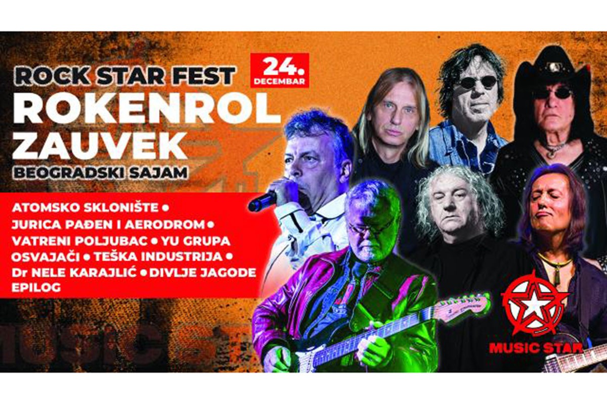 "Rock Star Fest" uz "Vatreni poljubac", "Divlje jagode" i Neleta Karajlića
