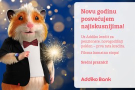 Poklon prva rata kredita na računu tokom posebne Addiko novogodišnje ...