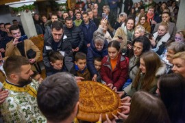 Mostarski Srbi Božić dočekali na ponoćnim liturgijama