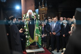 Patrijarh Porfirije služio liturgiju u Hramu Svetog Save