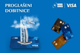 Nova banka proglasila pobjednike u nagradnoj igri "Visa karticom plati ...