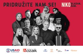 Inicijativu "Niko gladan. Niko sam." podržale brojne poznate ličnosti
