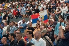 Đokovići upozoreni zbog ruskih zastava