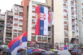 Srbi u Sjevernoj Mitrovici protestovali