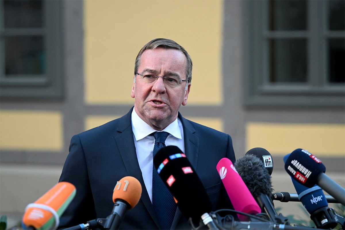 Pistorijus: Njemačka je indirektno u ratu