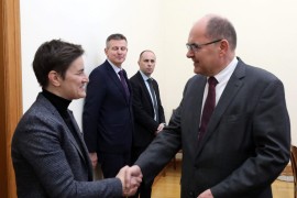 O čemu su pričali Brnabićeva i Šmit
