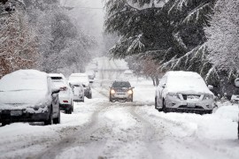 U Americi temperature i do -78