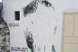 Uništen mural Novaka Đokovića