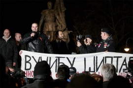 Prijetnje Vučiću na protestu desničarskih organizacija