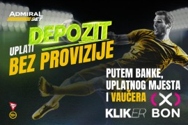 U AdmiralBet-u uplatite svoj depozit sa Xbonom i Klikerom BEZ ...