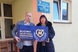 Plemeniti listić obradovao korisnike ovog Centra