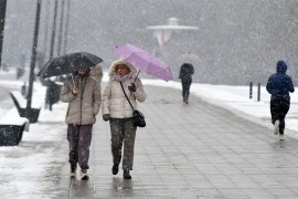 Na sjeveru Srbije snijeg, na jugu preko 20 stepeni