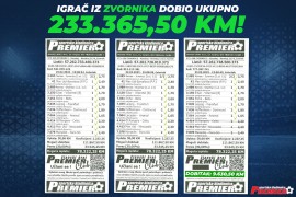 Sreća se nasmiješila igračima Premier kladionice: Zvorničanin i ...