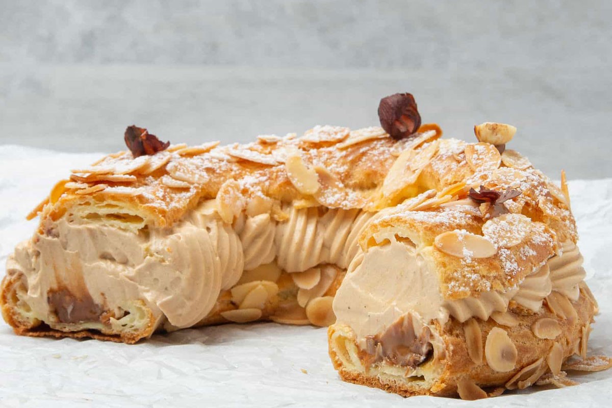 Paris-Brest, francuski specijalitet od kuvanog tijesta i kreme od lješnika