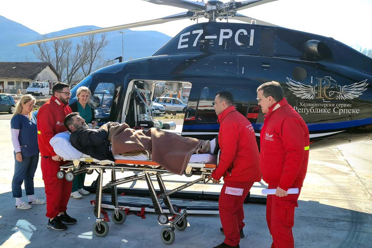 Tri uspješna vazdušna medicinska transporta u jednom danu