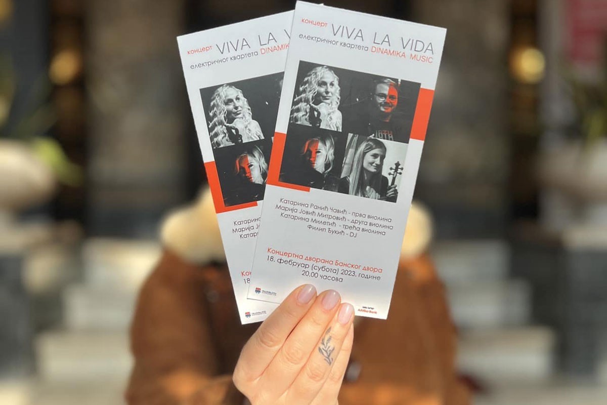 Koncert električnog kvarteta "Dinamika Music" u subotu u Banskom dvoru