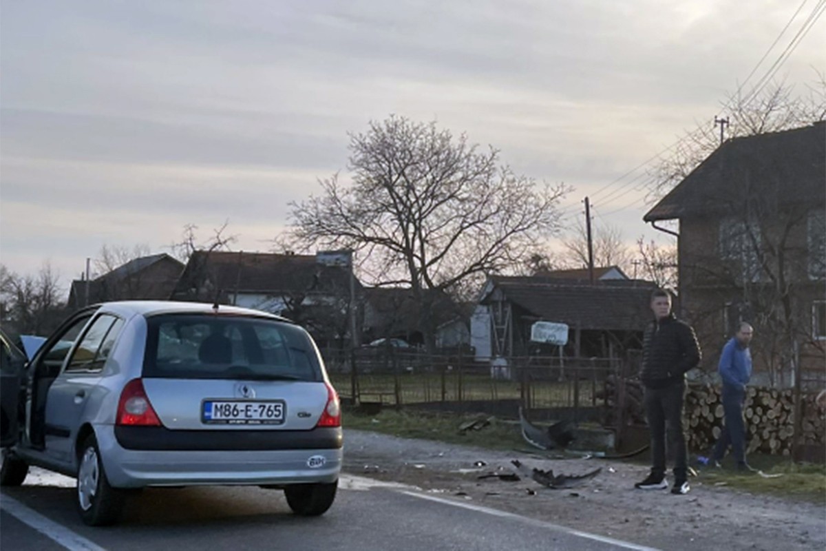 Udes na putu Bijeljina – Zvornik, usporen saobraćaj