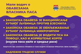 Gradska uprava Banjaluke vlasnike pasa upozorila da su dužni da ...