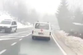 U kombiju hitne pomoći prevoze pelet (VIDEO)