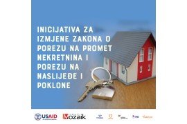 Civilni sektor u BiH na poklonjene nekretnine plaća porez