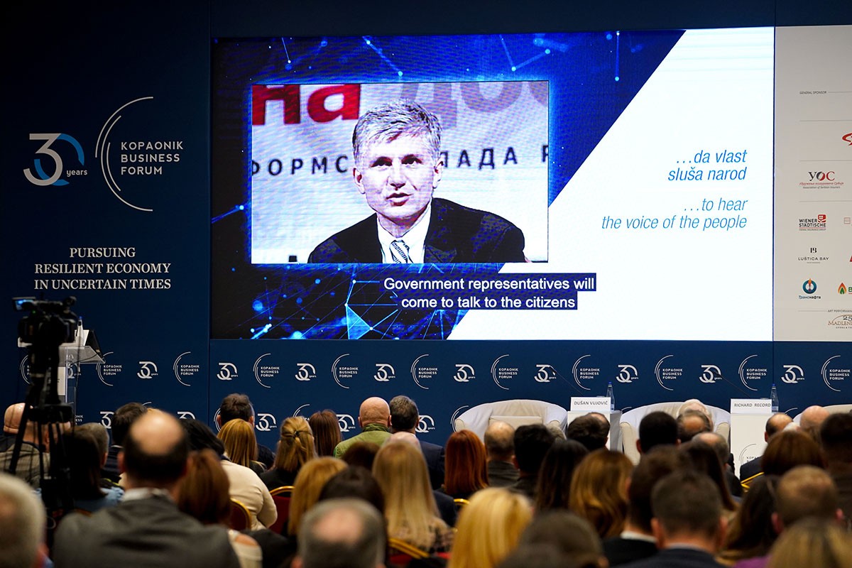 Jubilarni Kopaonik biznis forum počeo sjećanjem na Zorana Đinđića