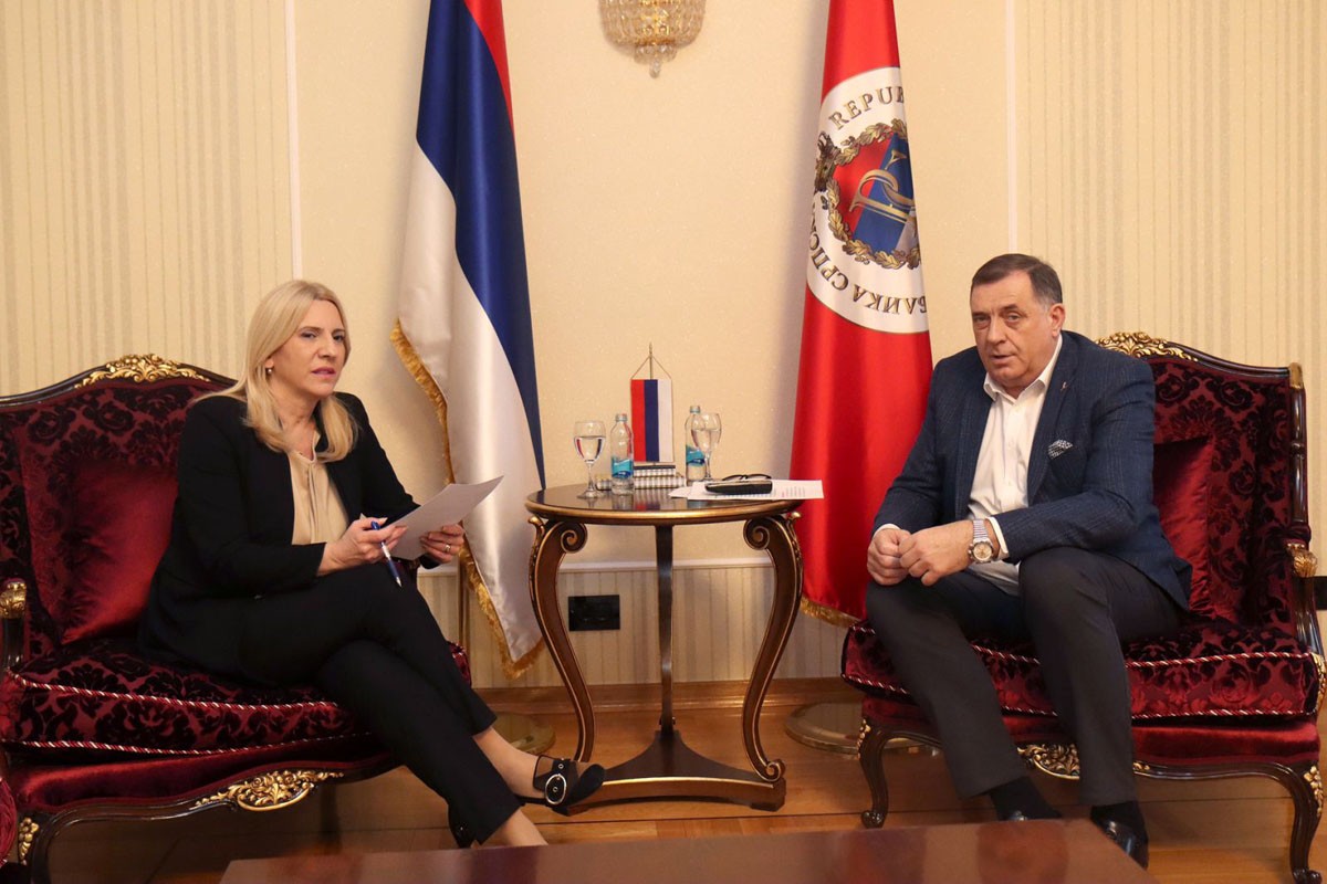 Dodik predložio Cvijanovićevoj ambasadore iz Srpske