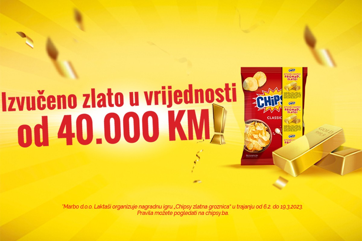 Izvučeno Chipsy zlato u vrijednosti od 40.000 KM – ali potraga se nastavlja!