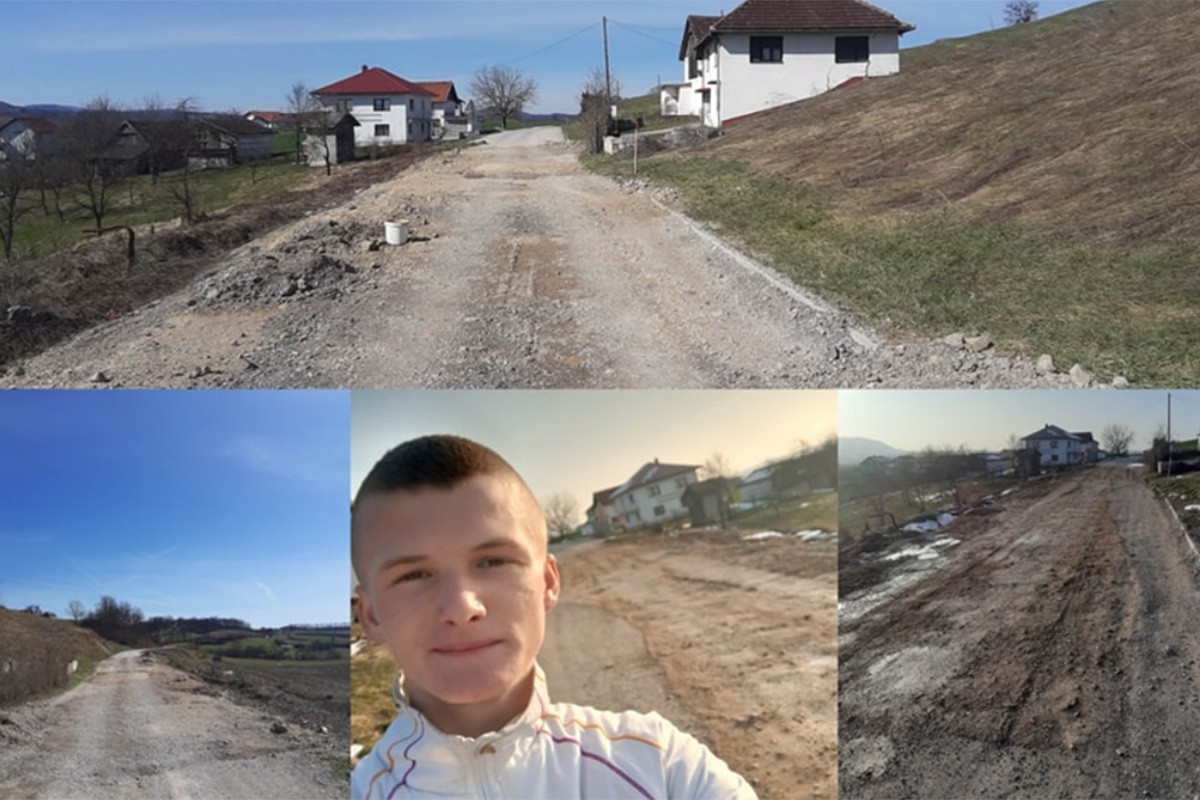 Tinejdžer (15) sam krpi rupe na cesti i poručuje: Vozite sporije da me ne udarite