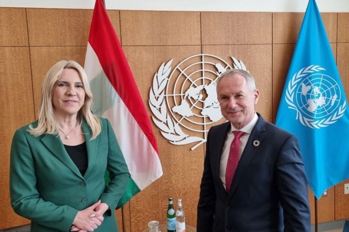 Cvijanovićeva razgovarala sa predsjednikom Generalne skupštine UN