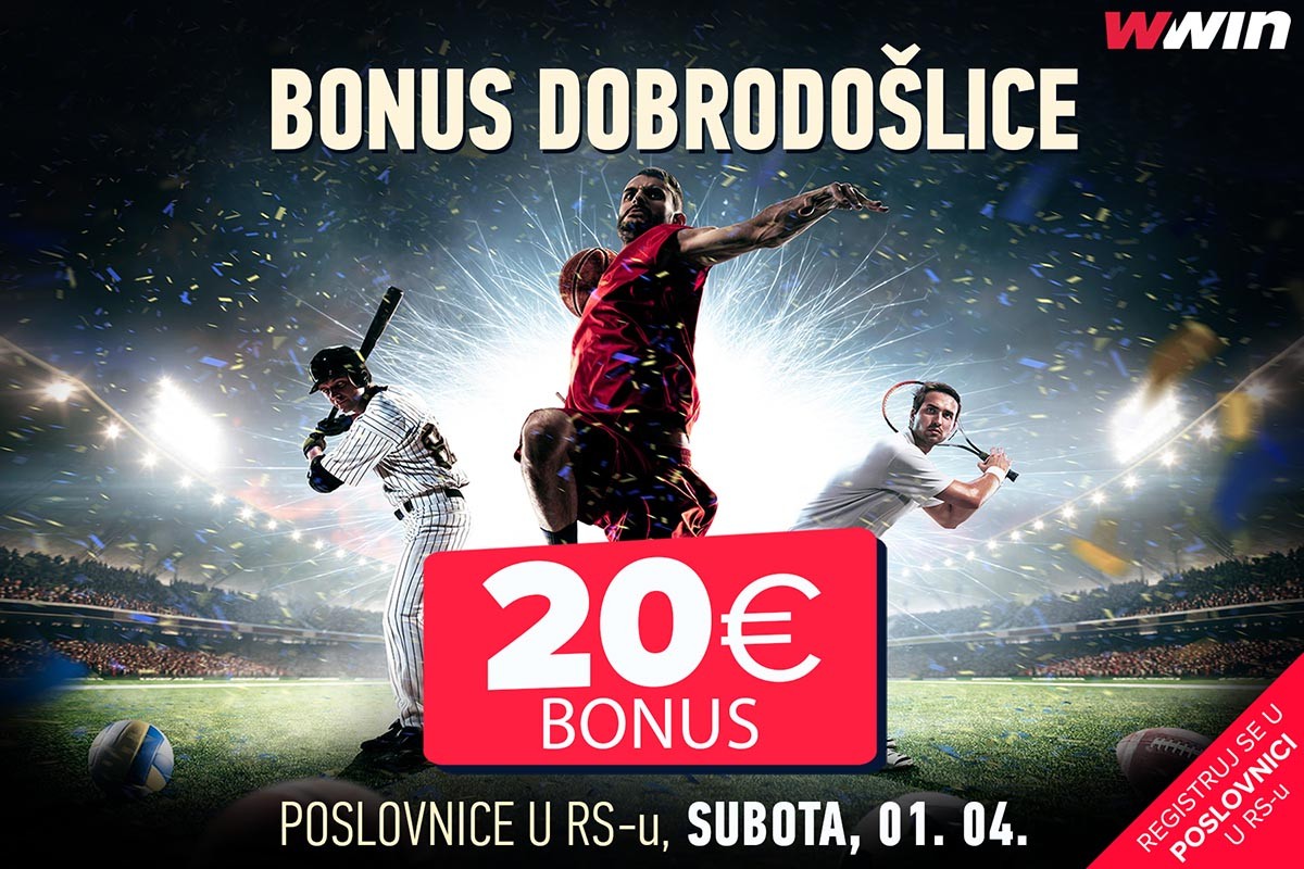 Registruj se i uzmi bonus!