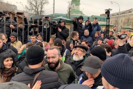 Sukob na ulazu u Kijevsko-pečersku lavru