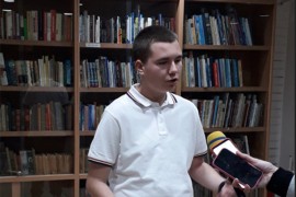 Promovisana knjiga "Priče i pjesme mladog pisca", Cvijetina Dragića