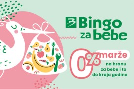 Bingo se do kraja godine odriče marže na hranu za bebe