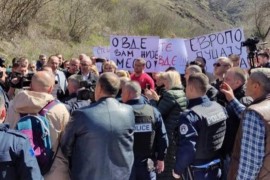 Protestni marš Srba zbog ranjavanja Milana Јovanovića (VIDEO)