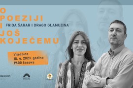 "O poeziji i koječemu" sa Dragom Glamuzinom i Fridom Šarar u Banskom ...