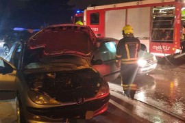 Gorjeli roštiljnica i automobil u Banjaluci (FOTO)