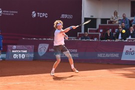 Rubljov igra prvi meč na Srpska openu, interes publike veliki